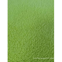 100% Polyester Sherpa Fleece solid Knitting Fabric